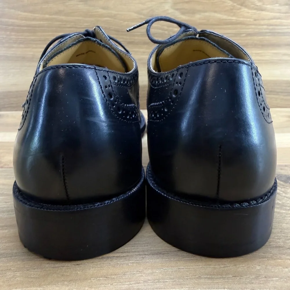 Cole Haan Wingtip Oxfords Mens 11 M Black Leather Dress Shoes